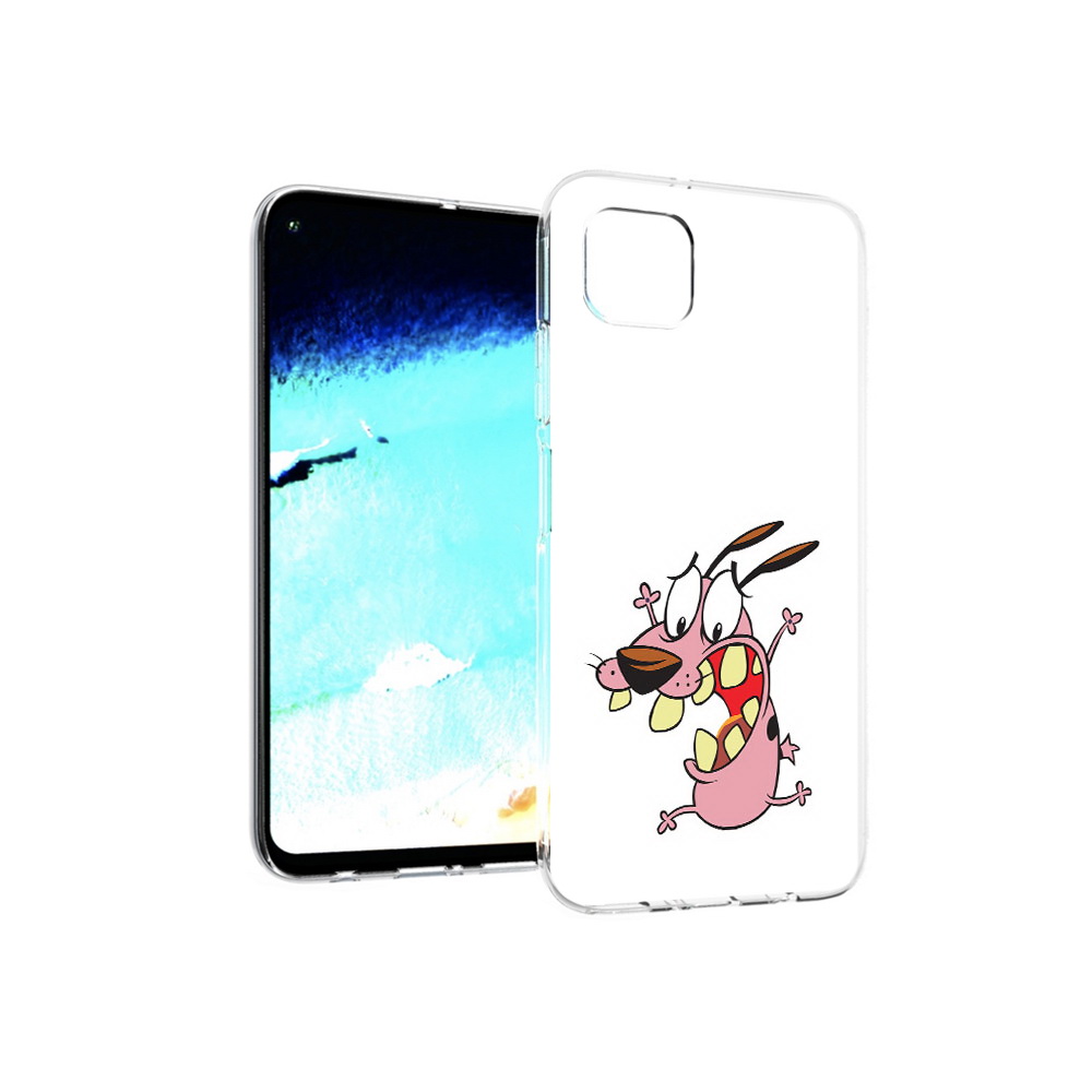 

Чехол MyPads Tocco для Huawei Nova 6 SE зубастый бобик, Прозрачный, Tocco