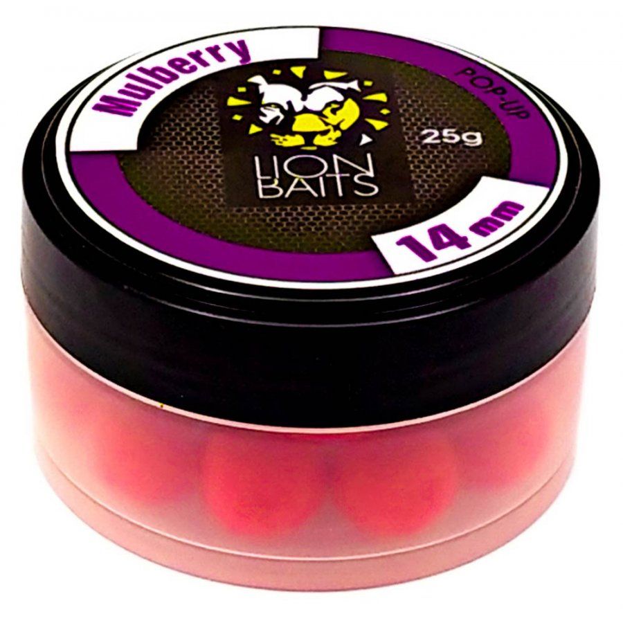 

LION BAITS бойл (pop-up) 14 мм MULBERRY 25гр, MULBERRY