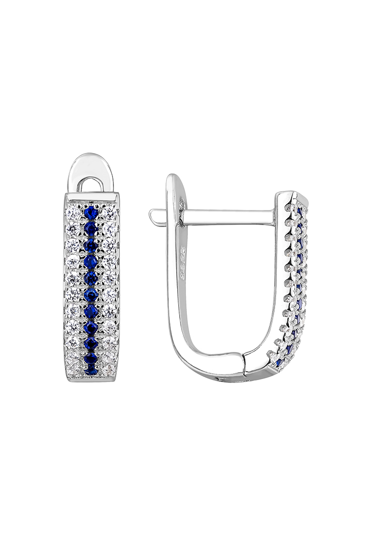 

Серьги из серебра Kari Jewelry СЛ-5534, фианит, СЛ-5534