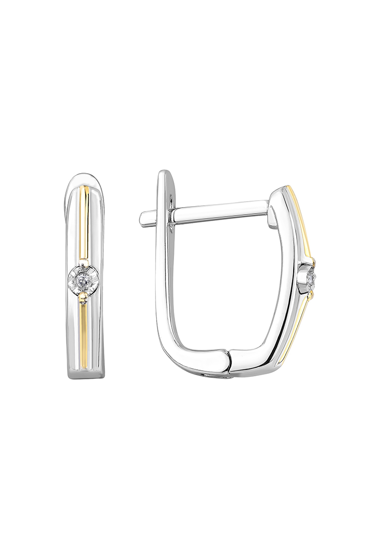 

Серьги из серебра Kari Jewelry СЛ-0001-БР, бриллиант, СЛ-0001-БР