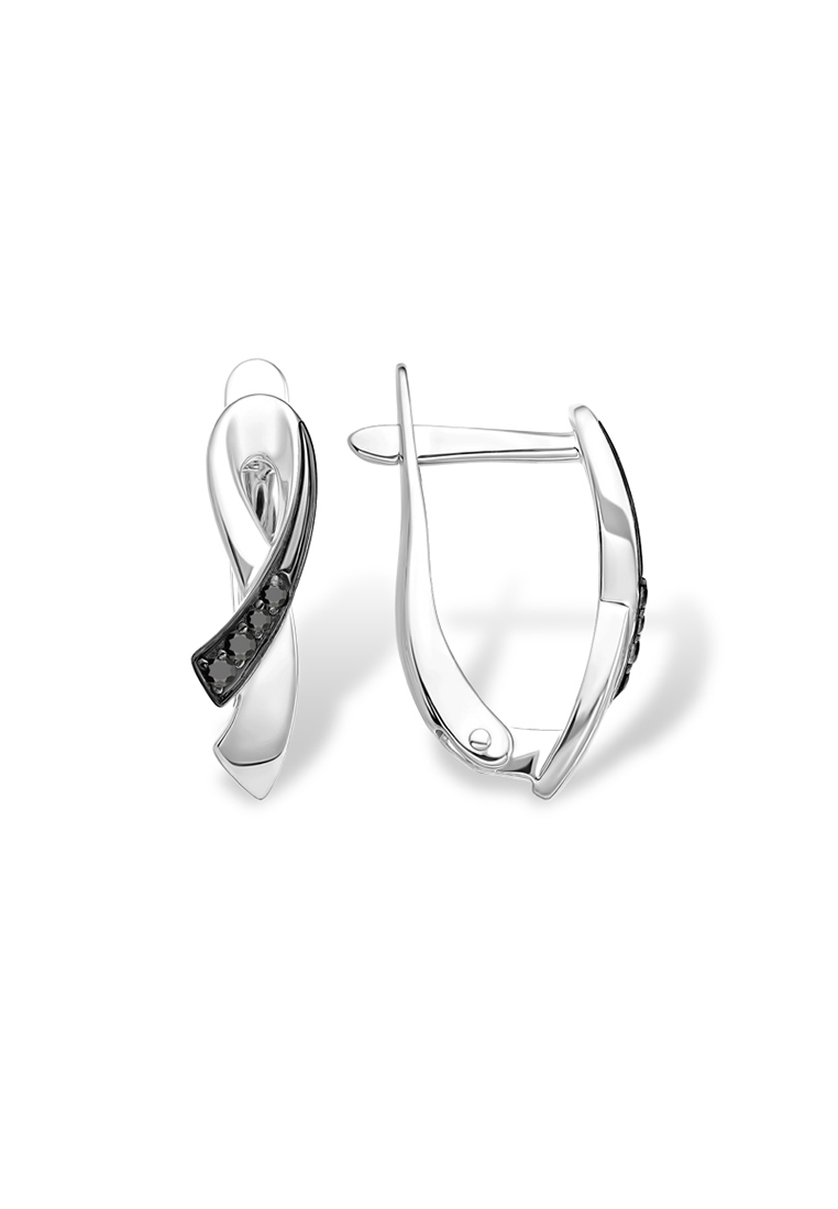 

Серьги из серебра Kari Jewelry 12100611276, фианит, 12100611276