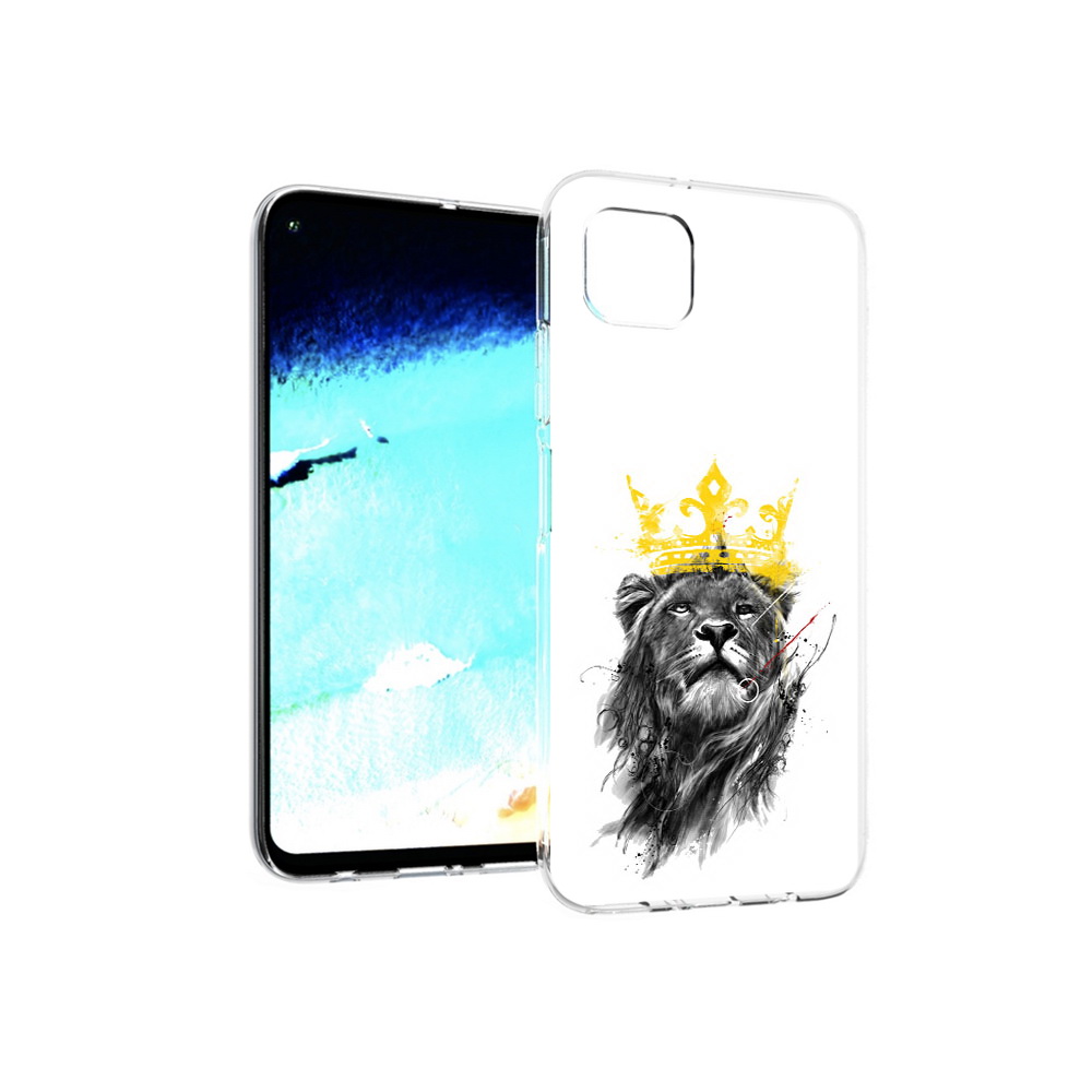 

Чехол MyPads Tocco для Huawei Nova 6 SE король-лев, Прозрачный, Tocco