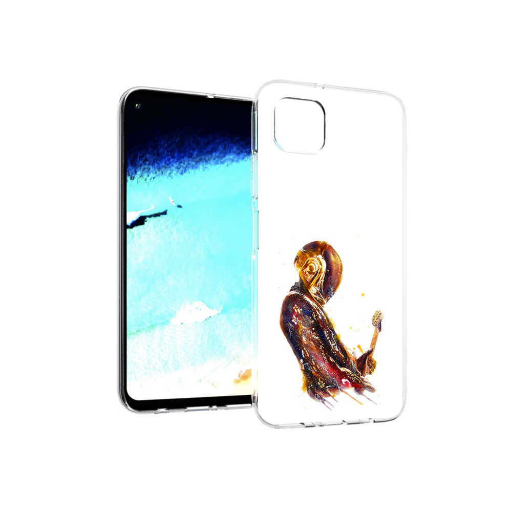 

Чехол MyPads Tocco для Huawei Nova 6 SE космо-музыкант, Прозрачный, Tocco