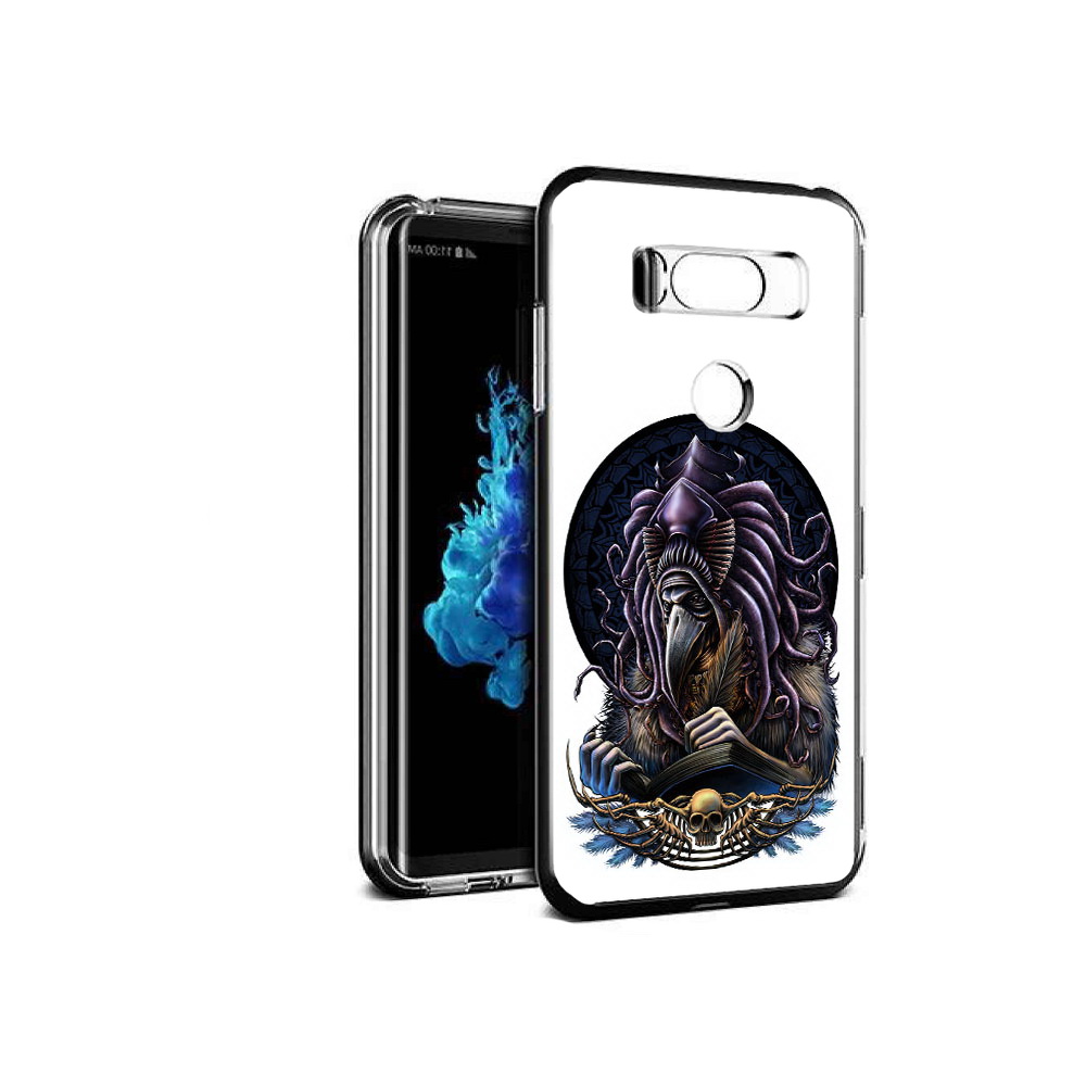 

Чехол MyPads Tocco для LG V30S умный ворон, Прозрачный, Tocco