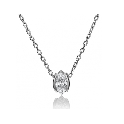 

Колье из белого золота 50 см PLATINA jewelry 07-0145-00-501-1120-38, фианит, 07-0145-00-501-1120-38