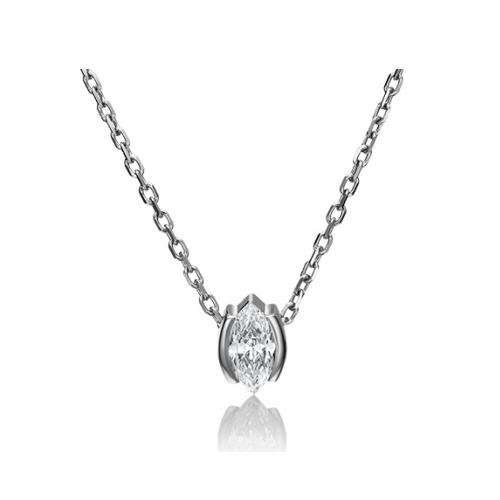 

Колье из белого золота 55 см PLATINA jewelry 07-0145-00-501-1120-38, фианит, 07-0145-00-501-1120-38
