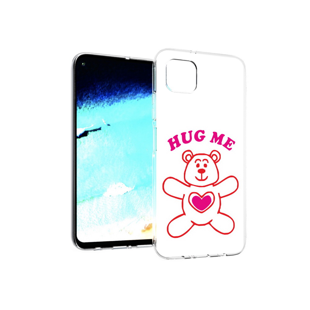 

Чехол MyPads Tocco для Huawei Nova 6 SE 14 февраля обними меня, Прозрачный, Tocco