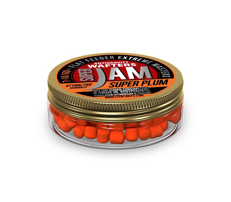 

Прикормка FFEM JAM WAFTERS SUPER PLUM 7X10MM