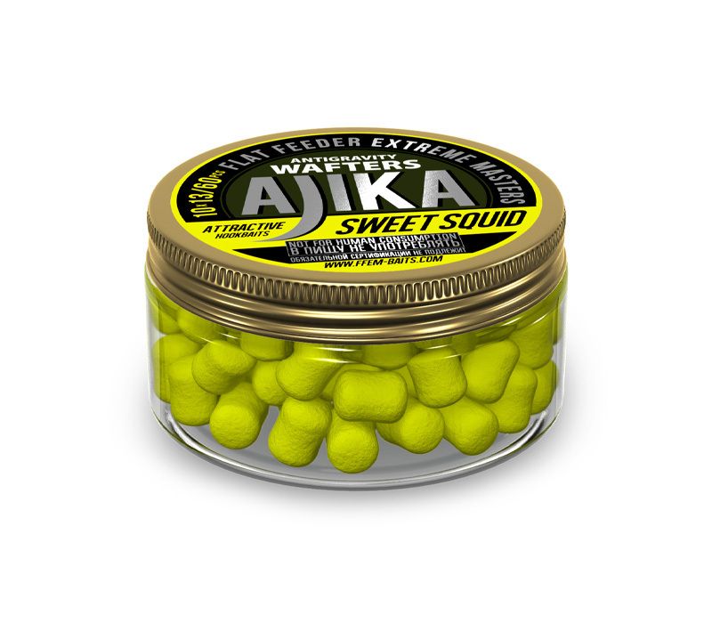 

Прикормка FFEM AJIKA WAFTERS SWEET SQUID 10X13MM