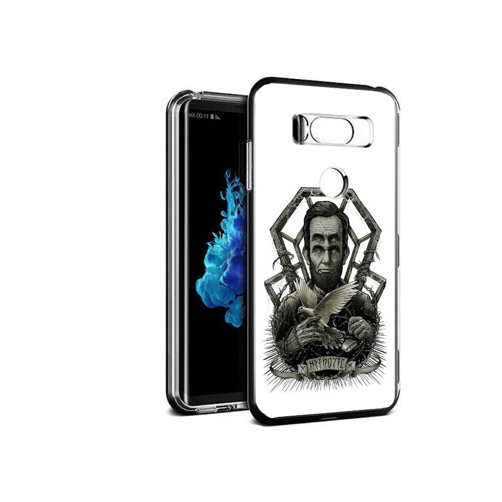 

Чехол MyPads Tocco для LG V30S франклин абстракция, Прозрачный, Tocco