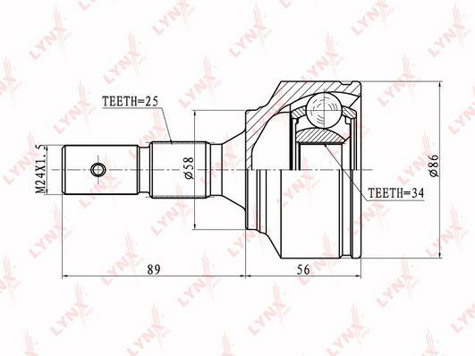 

Шрус LYNXauto CO-2200