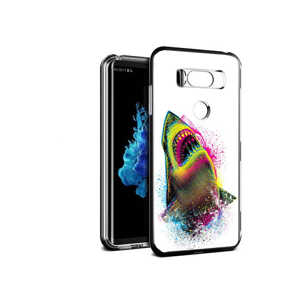 

Чехол MyPads Tocco для LG V30S челюсти-2, Прозрачный, Tocco
