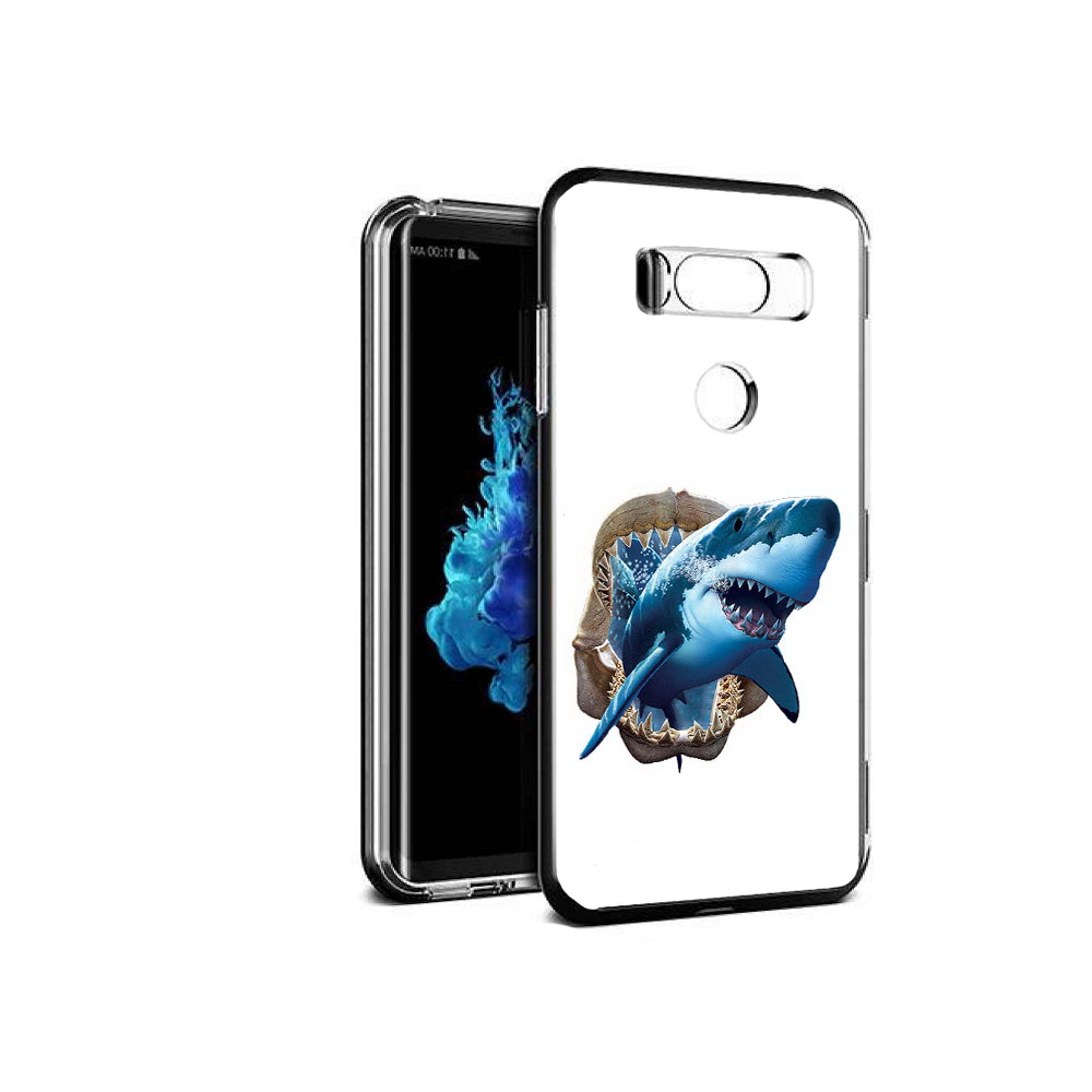 

Чехол MyPads Tocco для LG V30S челюсти, Прозрачный, Tocco
