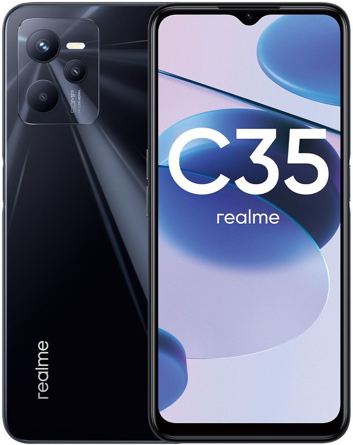 

Смартфон REALME C35 4/64Gb, RMX3511, черный