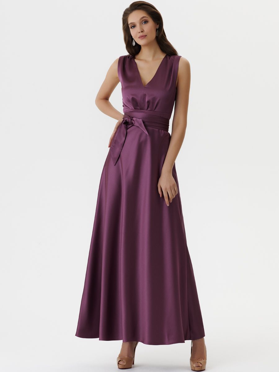 Платье женское Арт-Деко RP-334 фиолетовое 44 RU