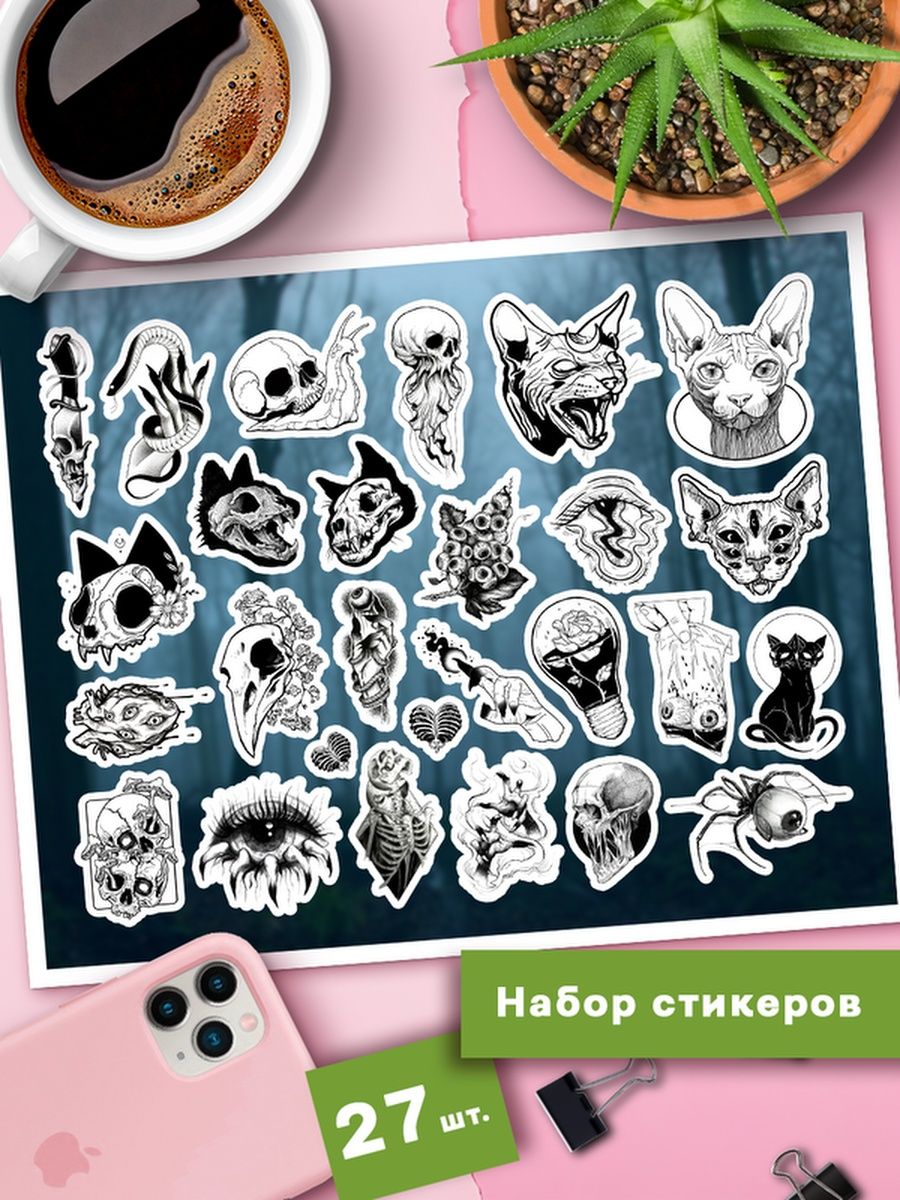 

Наклейки Клейкие Наклейки Готика SHNA_028_20x25