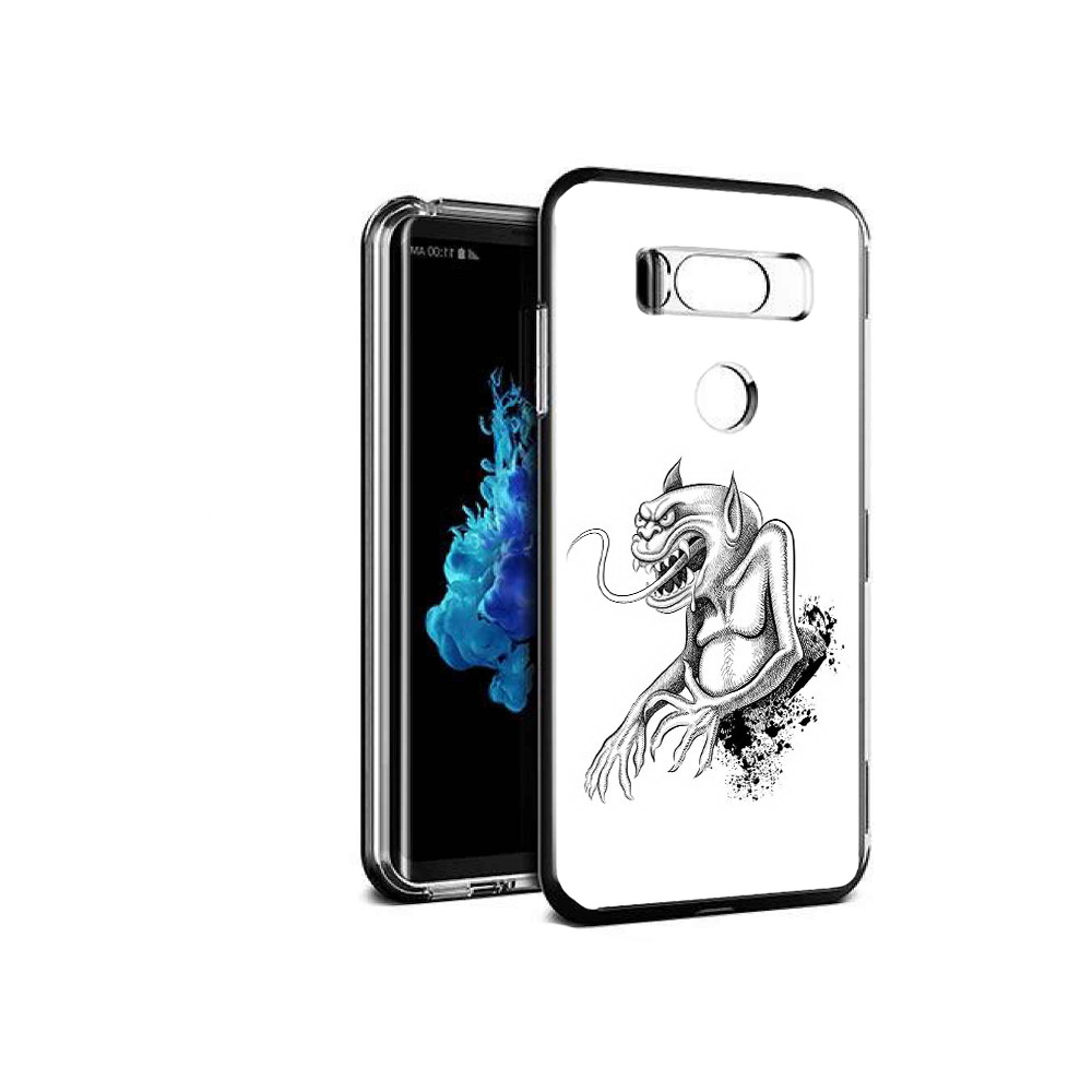 

Чехол MyPads Tocco для LG V30S чорт, Прозрачный, Tocco
