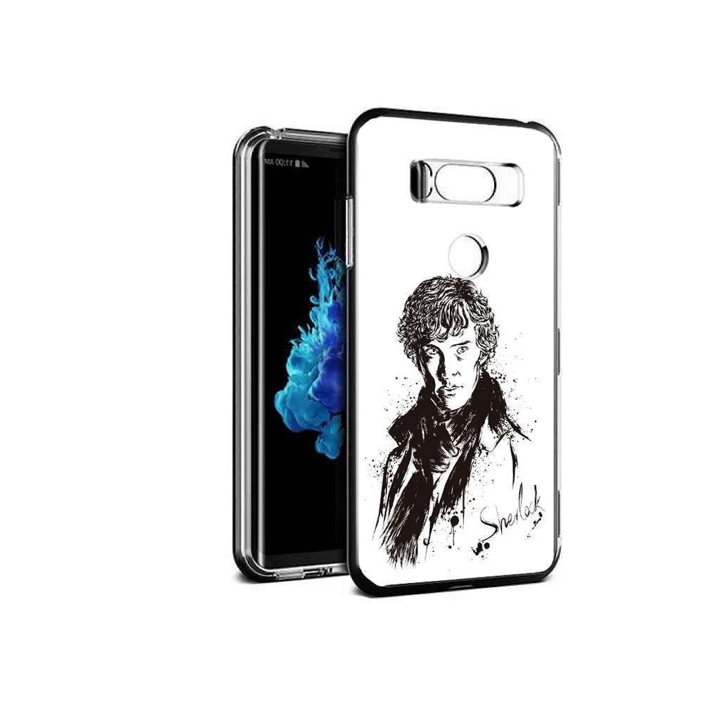 

Чехол MyPads Tocco для LG V30S шерлок холмс портрет, Прозрачный, Tocco
