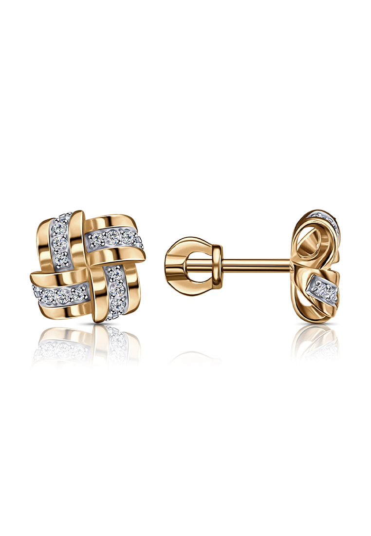 

Серьги из красного золота Kari Jewelry С132-2998, фианит, С132-2998