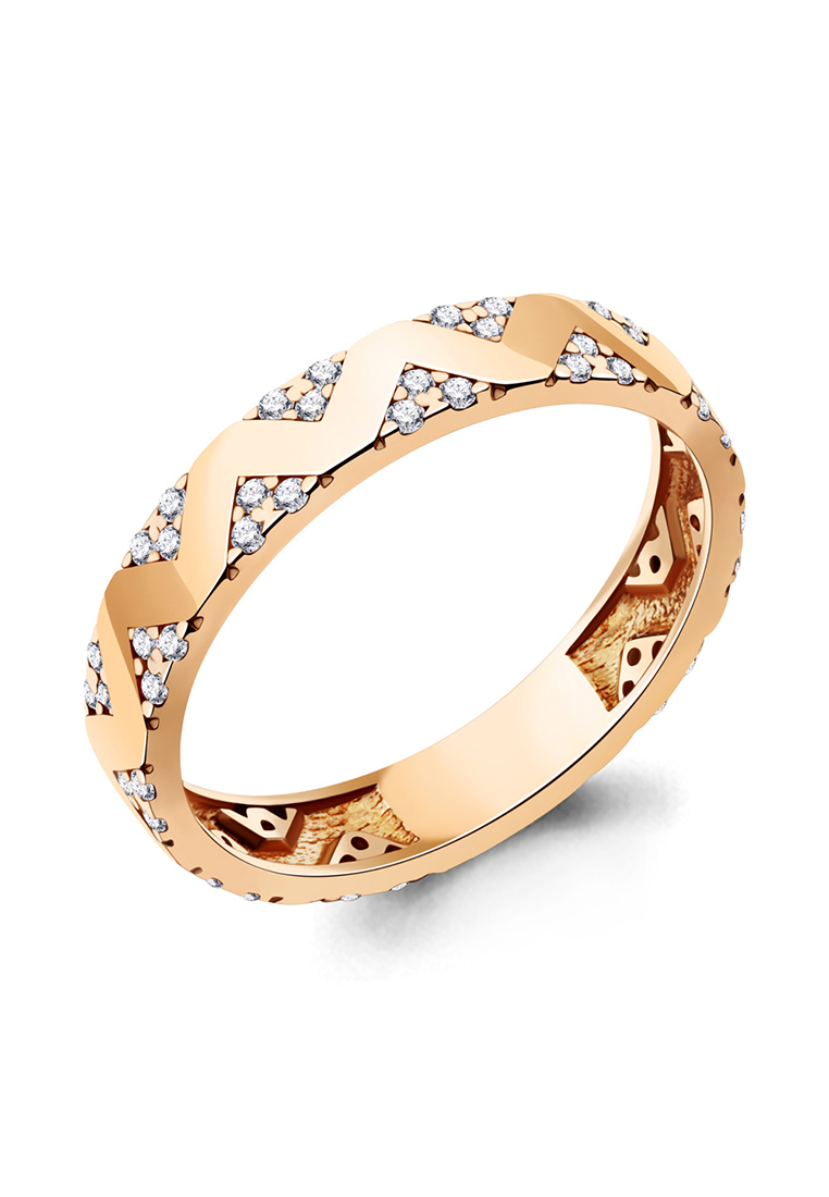 

Кольцо из золота р. , Kari Jewelry 61694А.1-,, фианит, 61694А.1-18,5