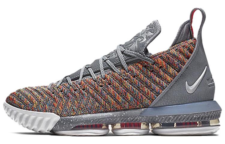 

Кроссовки унисекс Nike Lebron 16 Multi-Color серые 44 EU, Серый, Lebron 16 Multi-Color