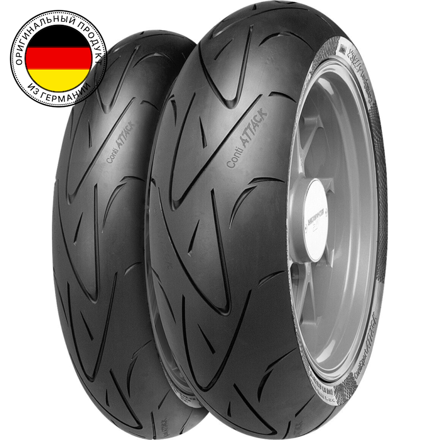 

Мотошины летние Continental ContiSportAttack 180/55 R17 (73W) (Z)W, ContiSportAttack