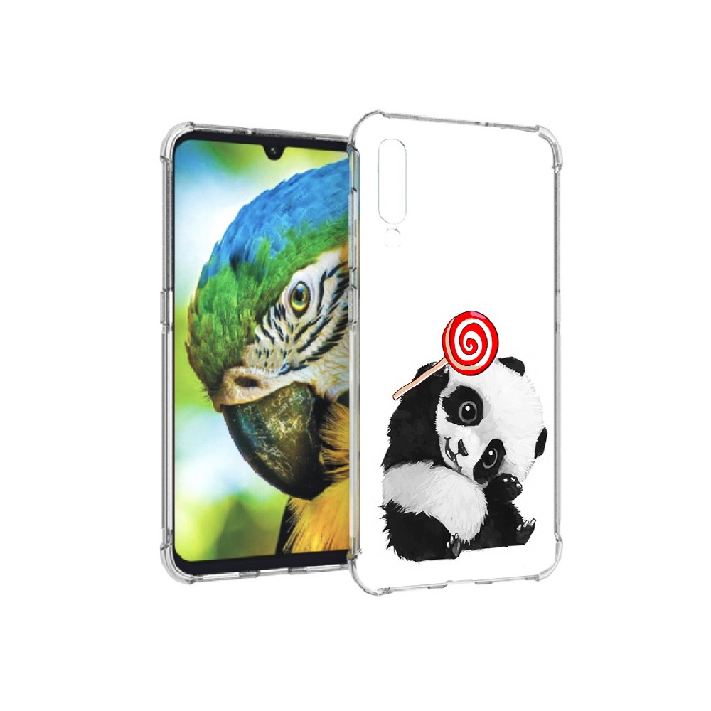 

Чехол MyPads Tocco для Xiaomi Mi 9 панда с леденцом (PT126035.255.534), Прозрачный, Tocco