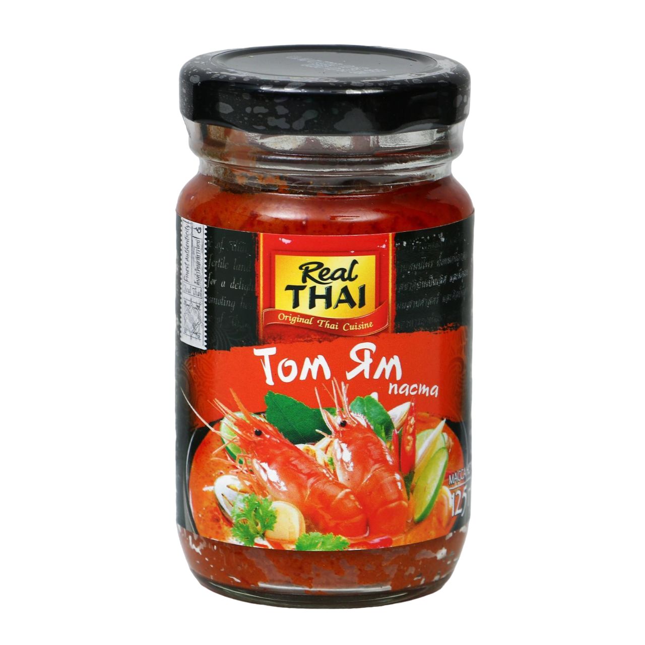 REAL THAI Соус «Паста Том Ям» REAL THAI на основе растительных масел, 125 г