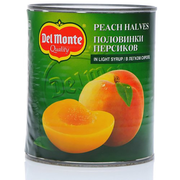 Персики Del Monte половинки, 825 г