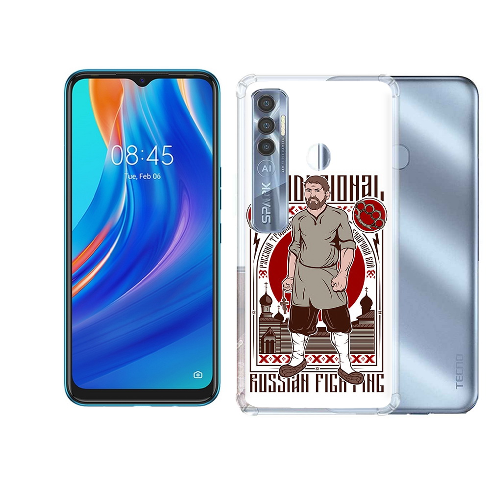 

Чехол MyPads Tocco для Tecno Spark 7 Pro Традициональный мужчина, Прозрачный, Tocco