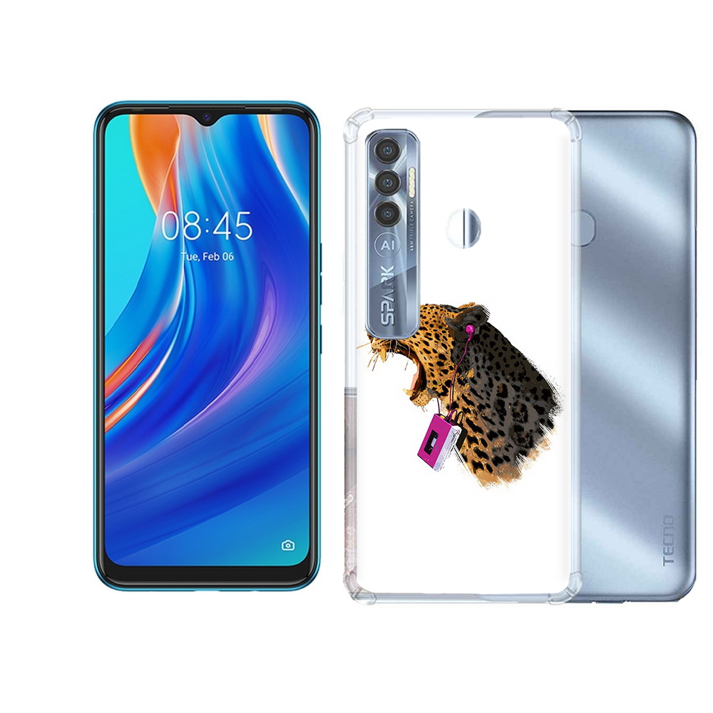 

Чехол MyPads Tocco для Tecno Spark 7 Pro MP3, Прозрачный, Tocco