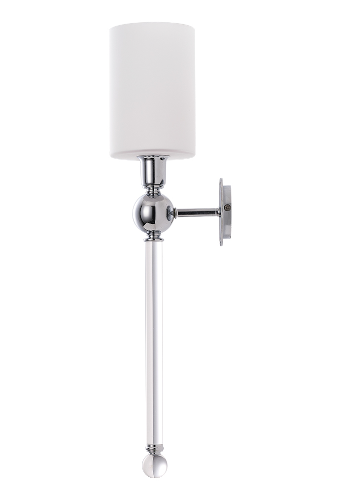 

Бра Crystal Lux MIRABELLA AP1 CHROME/WHITE, Mirabella