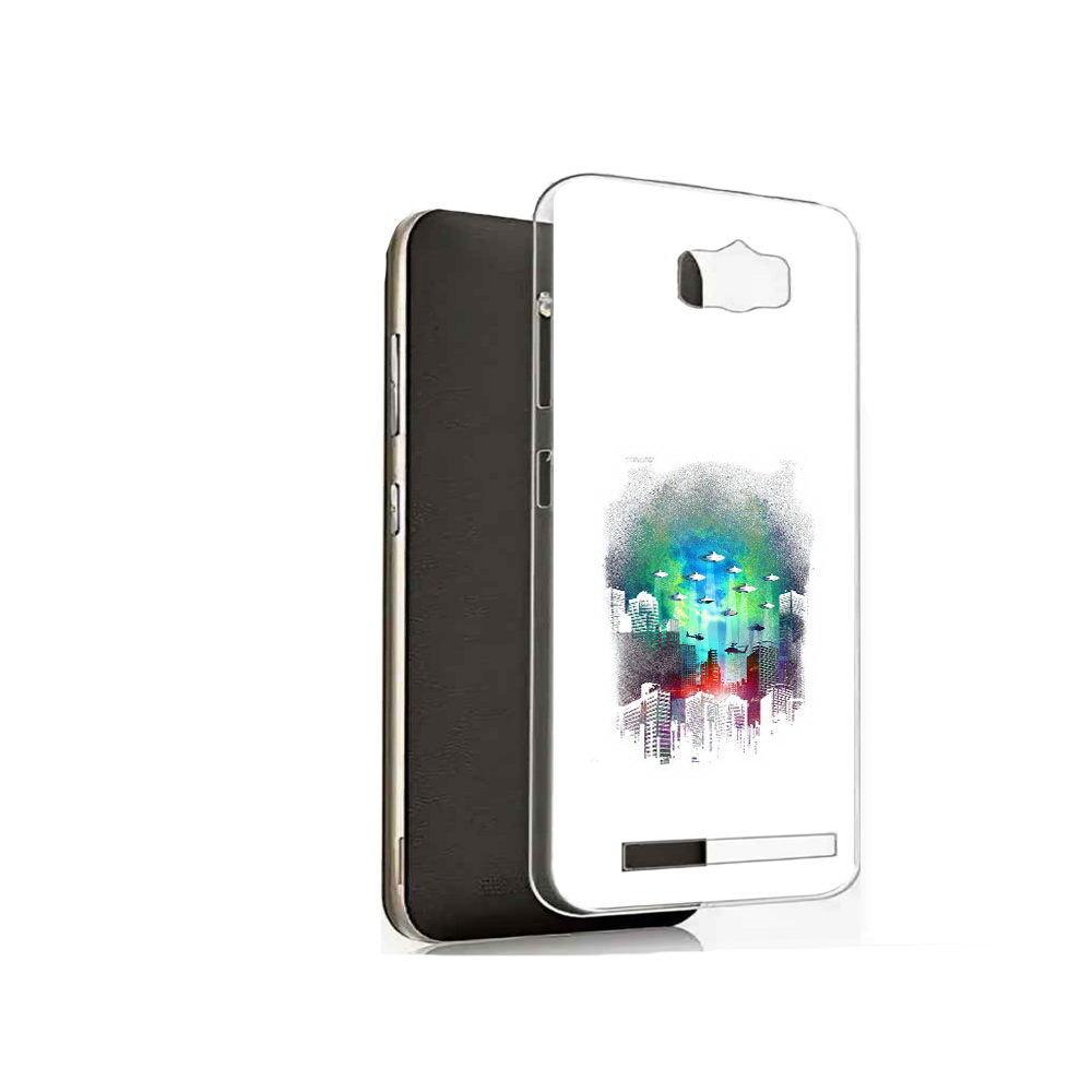 

Чехол MyPads Tocco для Asus ZenFone Max (ZC550KL) город в свечении, Прозрачный, Tocco