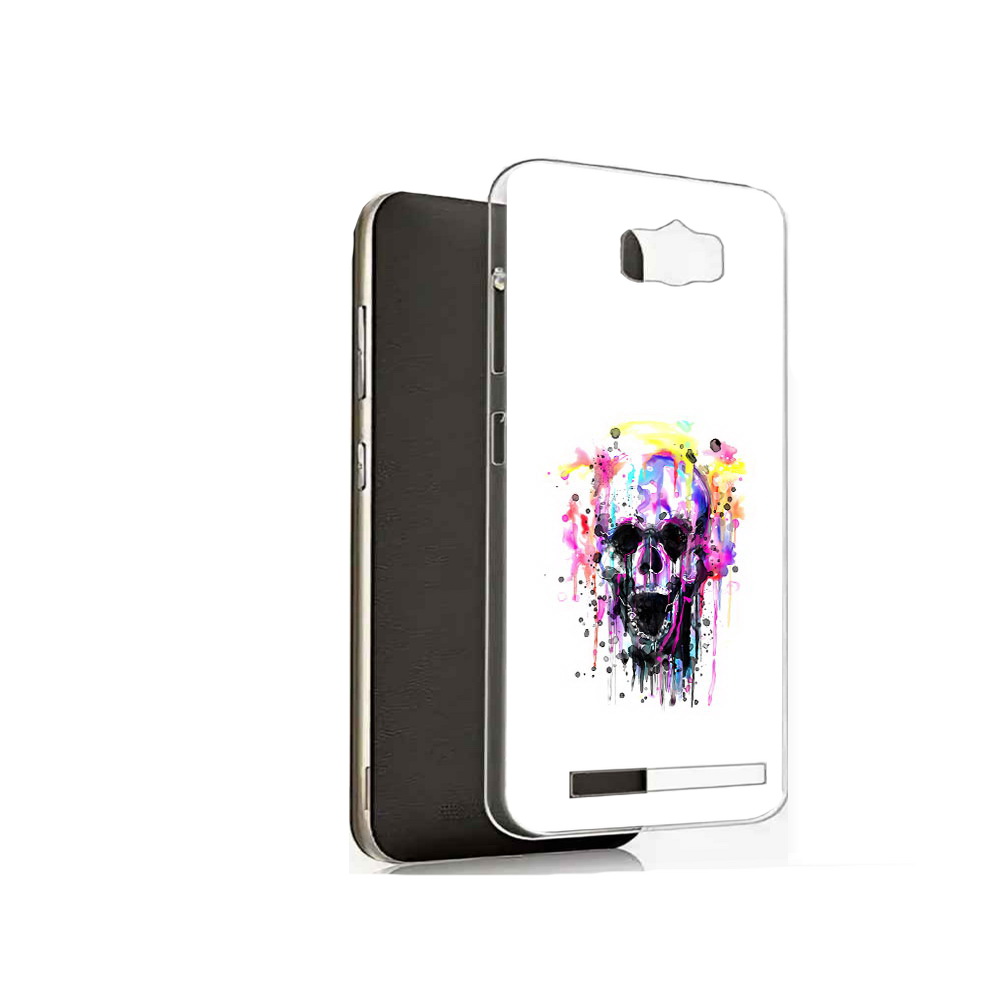 Чехол MyPads Tocco для Asus ZenFone Max (ZC550KL) граффити череп