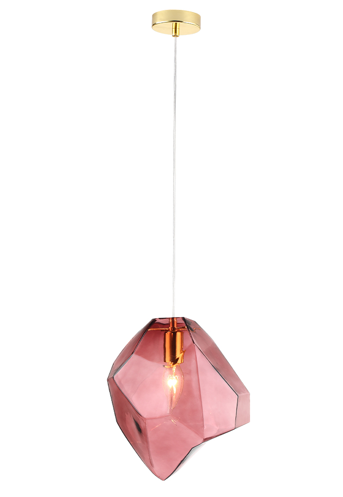 

Подвесной светильник Crystal Lux NUESTRO SP1 GOLD/PINK, Nuestro