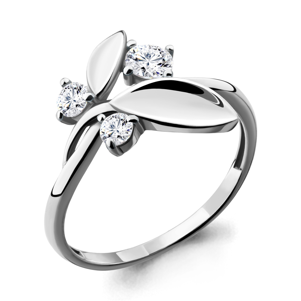 

Кольцо из серебра р. 17,5 AQUAMARINE 64476А_925_р, 64476А_925_р