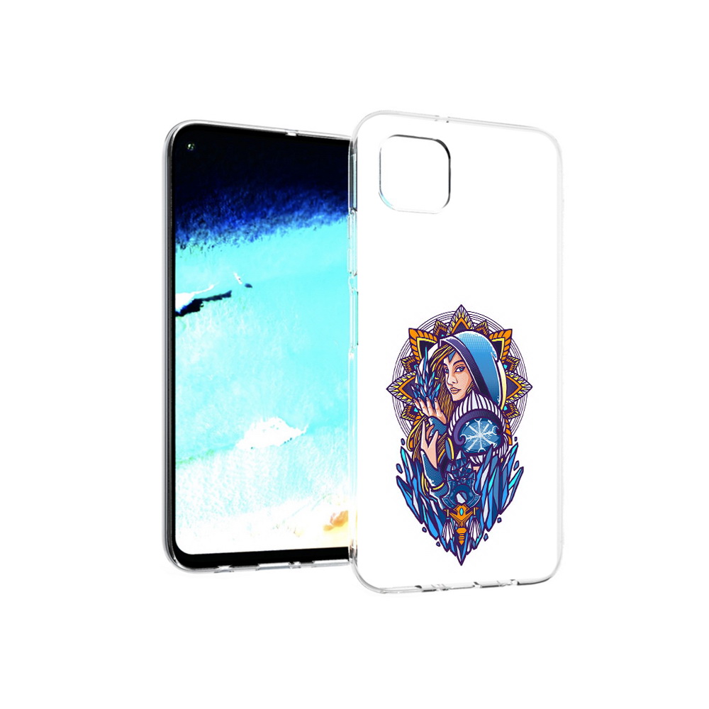 

Чехол MyPads Tocco для Huawei Nova 6 SE кристал мейден дота 2, Прозрачный, Tocco
