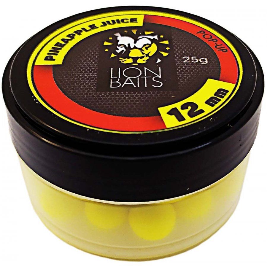 

LION BAITS бойл (pop-up) 12 мм PINEAPPLE JUICE 25г