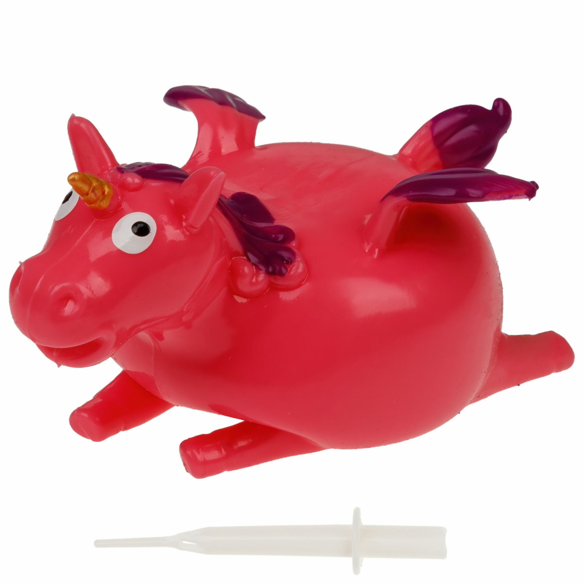 

Игрушка ДУТИКИ 1TOY Единорог максимальный размер 30 см розовый, Т25215-2