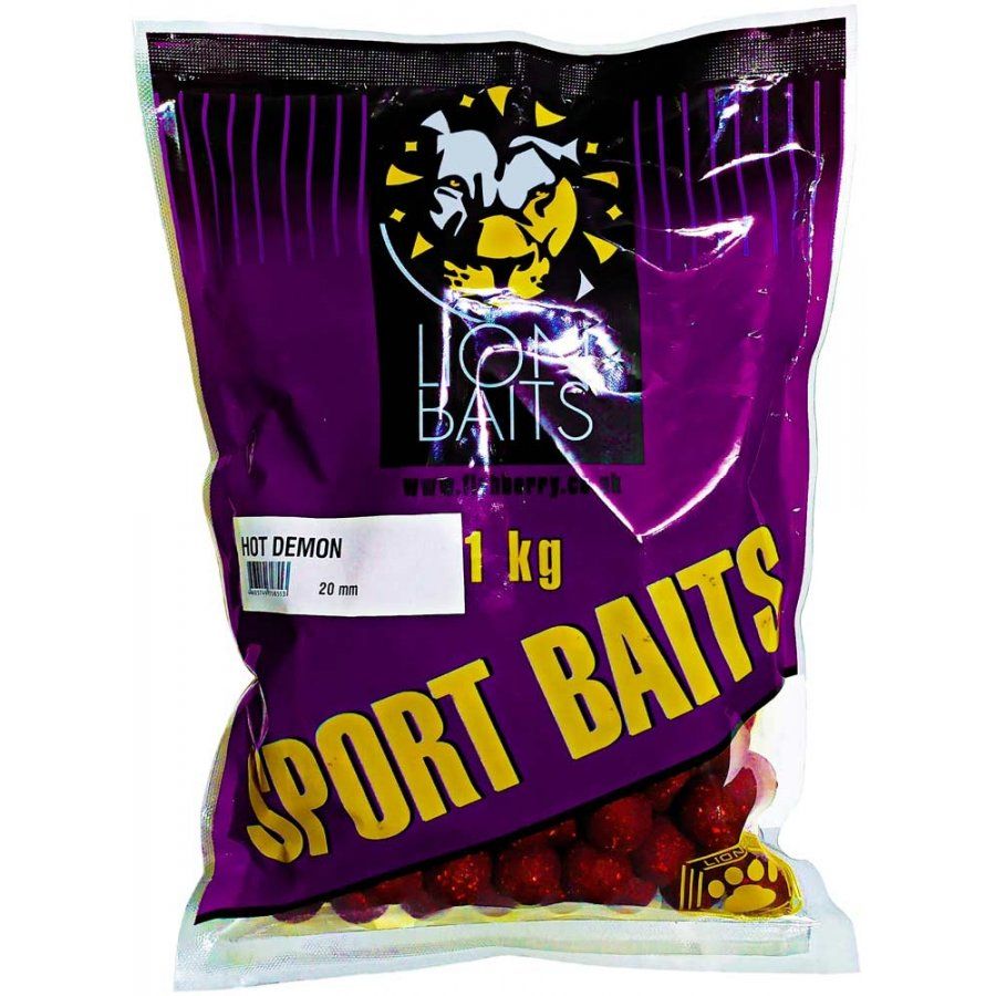 LION BAITS бойлы тонущие SPORT BAITS 20 мм HOT DEMON 1 кг