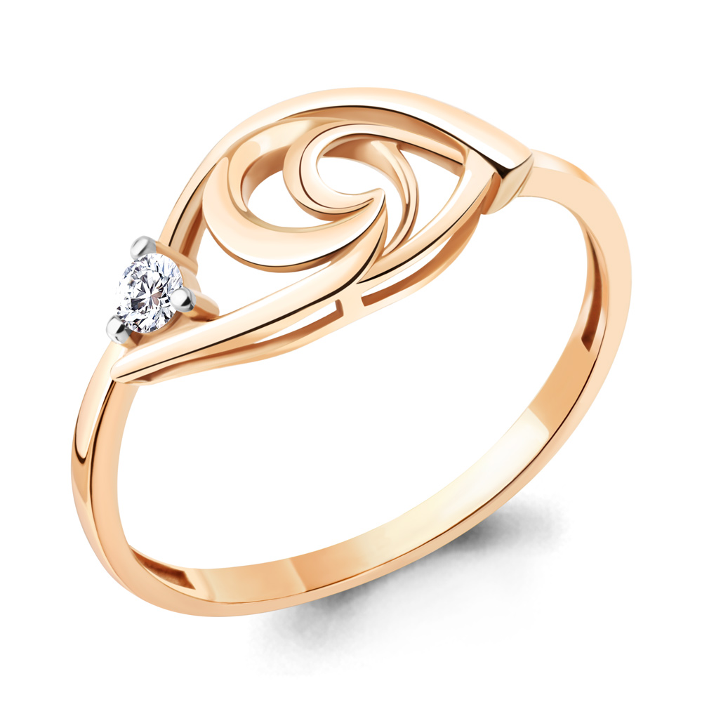 

Кольцо из серебра р.  AQUAMARINE 67321А_925_з, 67321А_925_з