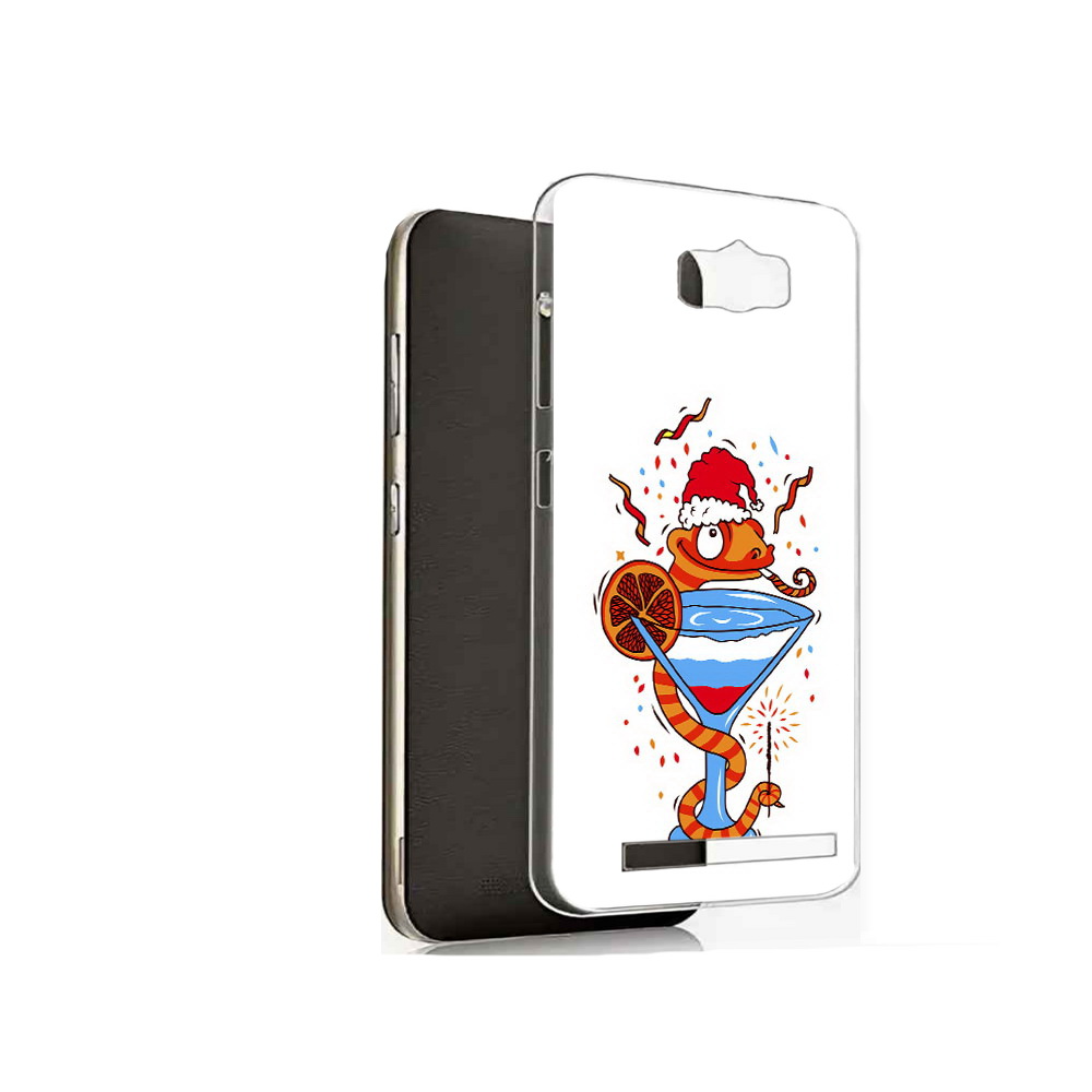 

Чехол MyPads Tocco для Asus ZenFone Max (ZC550KL) змейка, Прозрачный, Tocco