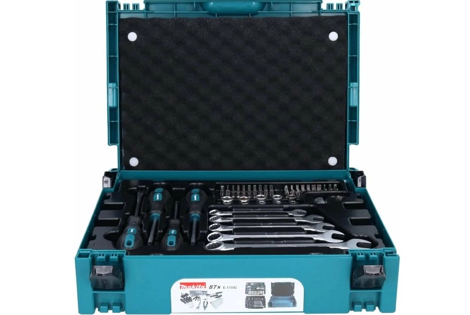 

Набор инструментов Makita E-11542 87 элементов в чемодане, E-11542