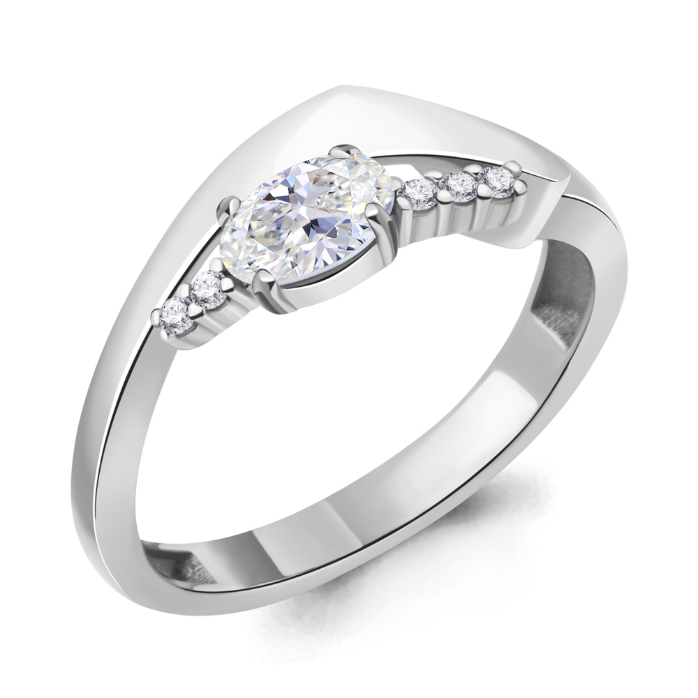 

Кольцо из серебра р. 18 AQUAMARINE 69679А_925_р, 69679А_925_р