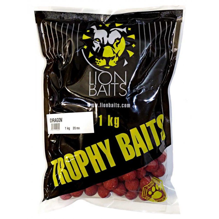 

LION BAITS бойлы тонущие TROPHY BAITS 20 мм DRAGON 1 кг