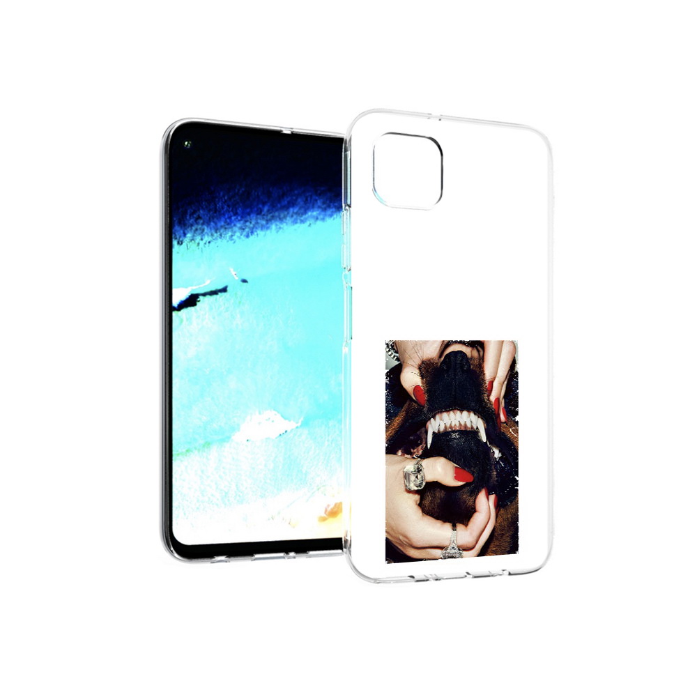 

Чехол MyPads Tocco для Huawei Nova 6 SE маникюр, Прозрачный, Tocco
