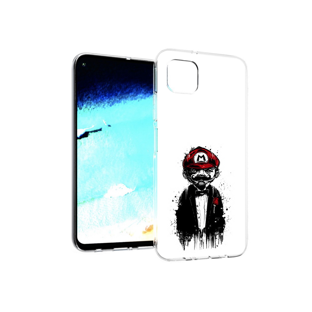 

Чехол MyPads Tocco для Huawei Nova 6 SE марио, Прозрачный, Tocco
