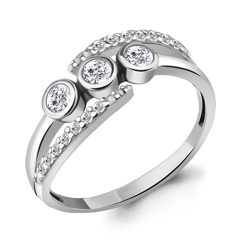 

Кольцо из серебра р. 18 AQUAMARINE 67451А_925_р, 67451А_925_р