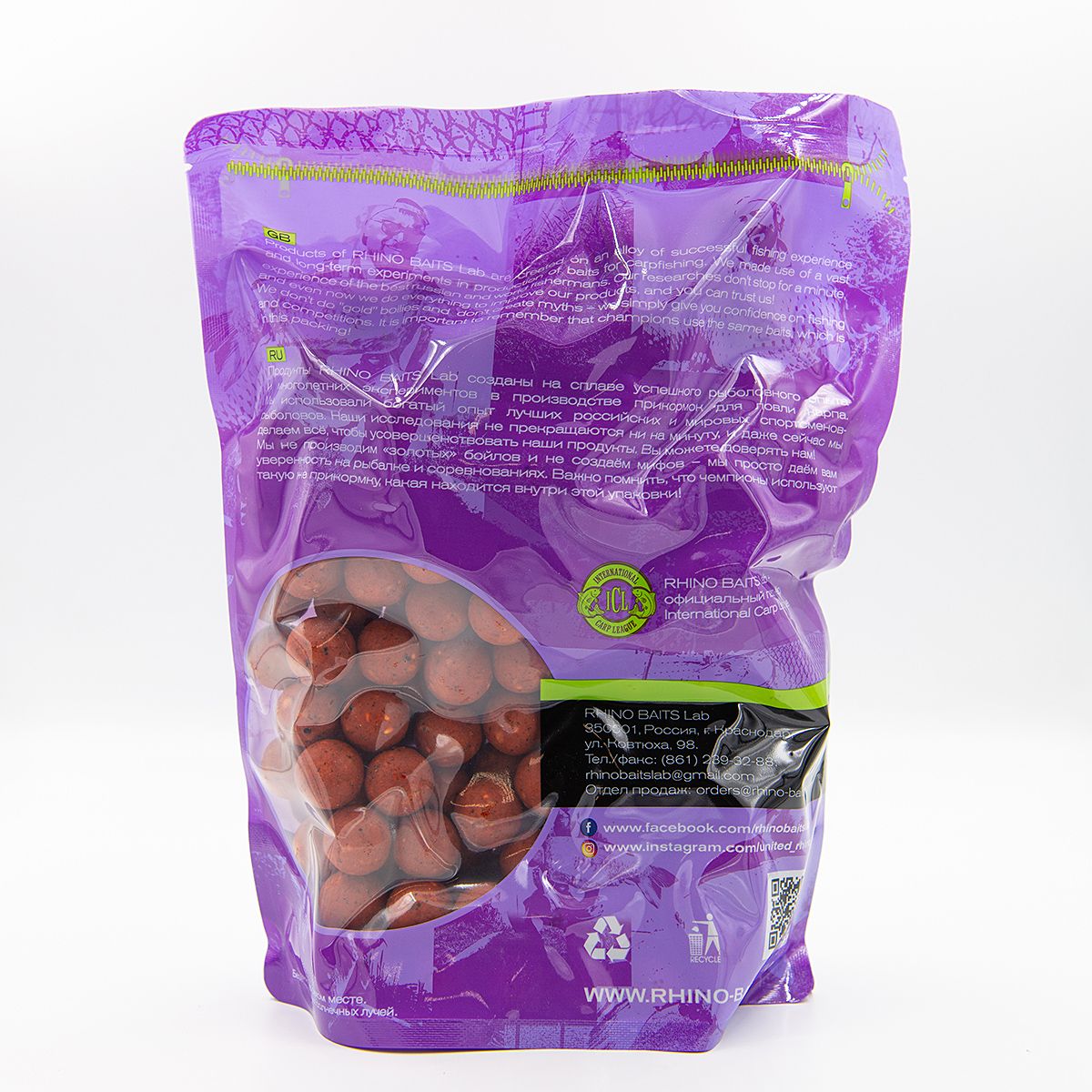 

Бойлы RHINO BAITS Mandarin (мандарин), 20 мм, 1 кг, Оранжевый