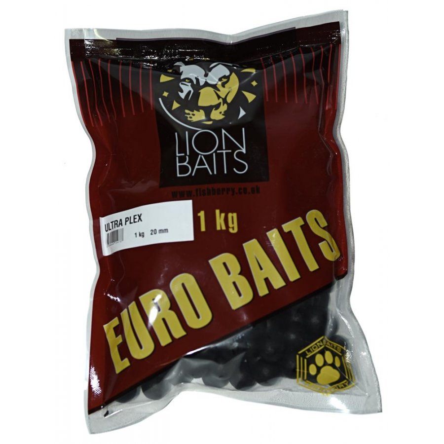 

LION BAITS бойлы тонущие EURO BAITS 20 мм ULTRA PLEX 1 кг, EURO BAITS